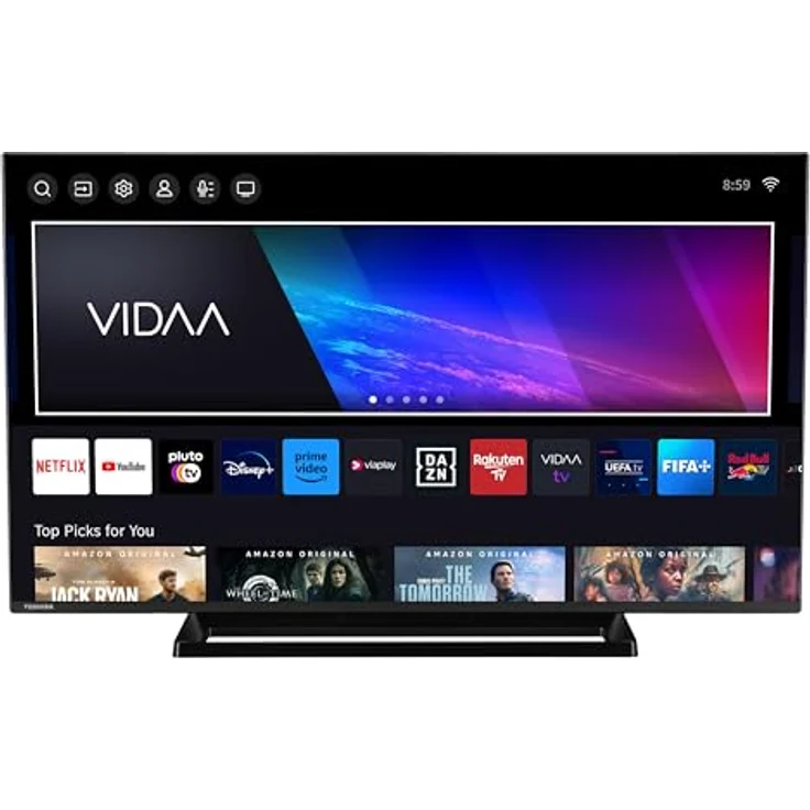 Toshiba 43LV3E63DAZ 43 Zoll Fernseher/VIDAA Smart TV (Full HD, HDR, Triple-Tuner, Bluetooth, Dolby Audio) [2024] – Bild 1