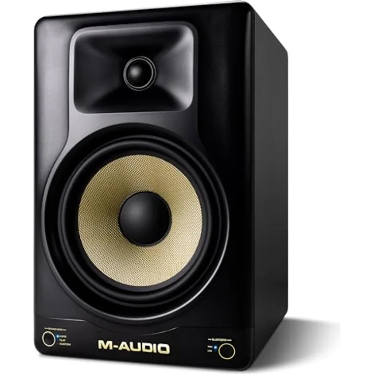 M-AUDIO Forty Eighty, 8 Zoll Studio Monitor Lautsprecher mit 150W Bi-Amp-Power, DSP Frequenzweiche, EQ, Steuerungs-App und Bluetooth 5.3