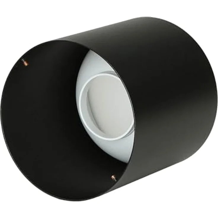 Licht-Erlebnisse Aufbauspot GU10 Deckenlampe, Aufbaustrahler Schwarz, blendarmes Licht, eleganter Deckenstrahler, Ø12,7 cm, rund – Bild 5