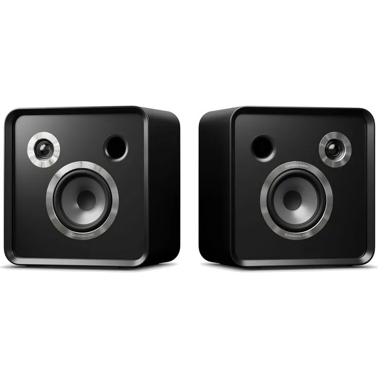 Eversolo Eversolo SE100 Regal-Lautsprecher, Zweiwege-Architektur mit 25 mm Seidenkalotte und 5,25-Zoll-Papiermembran, Schwarz