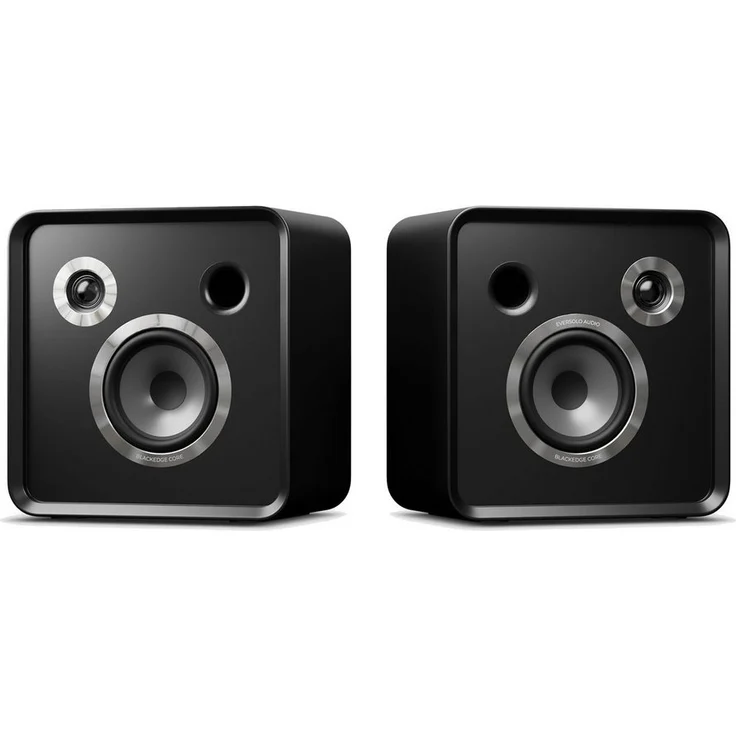 Eversolo Eversolo SE100 Regal-Lautsprecher, Zweiwege-Architektur mit 25 mm Seidenkalotte und 5,25-Zoll-Papiermembran, Schwarz