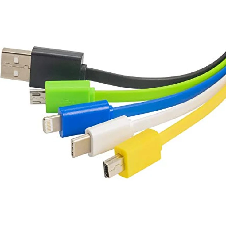 AKYGA AK-AD-51 Multi Adapter 5in1 USB A USB C Micro Mini USB Lightning Ladekabel – Bild 2