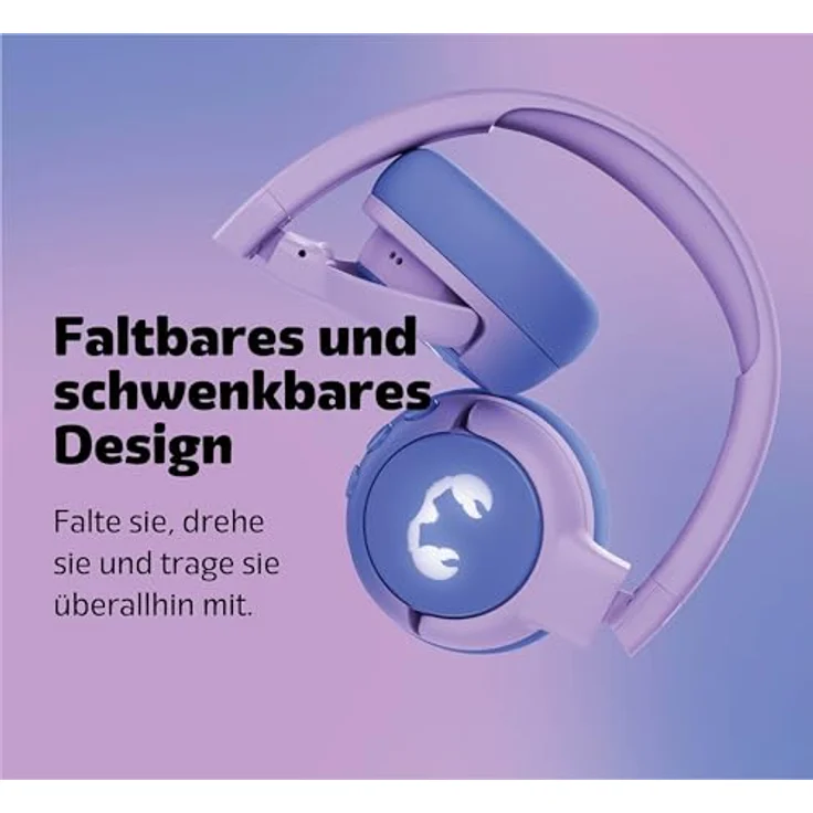 Fresh 'n Rebel Code Junior, kabellose Bluetooth-Kopfhörer für Kinder, sicherer Klang (<85dB), LED-Lichteffekte, 48 Std. Spielzeit (Groovy Galaxy) – Bild 5