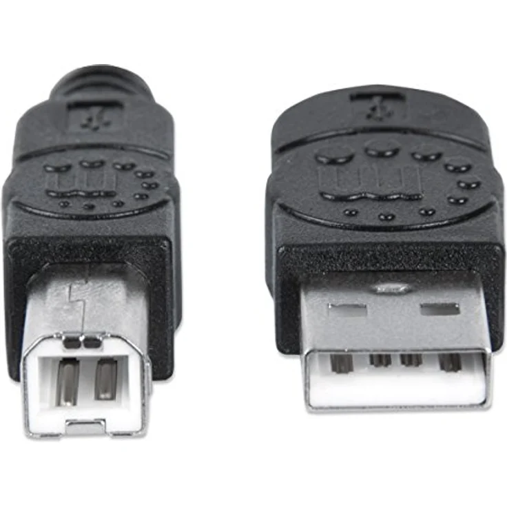 Manhattan 337779 Hi-Speed USB 2.0 Anschlusskabel (Typ A-Stecker auf Typ B-Stecker) 5 m schwarz – Bild 4
