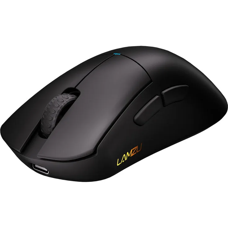 LAMZU Paro Gaming Maus, 8kHz Polling, 2,4GHz Wireless, 48g ultraleicht, schwarz