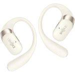 SHOKZ OpenFit 2, Kabellose Ohrbügelkopfhörer mit Rauschunterdrückung, IP55 wasserdicht, beige