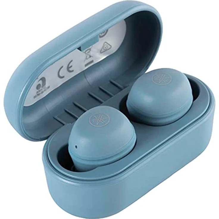 Yamaha TW-E3A Bluetooth-Kopfhörer – Kabellose In-Ear-Kopfhörer in blau – 6 Stunden Wiedergabezeit mit einer Ladung – Wasserdicht (IPX5 Zertifizierung) – Inkl. Ladecase – Bild 3
