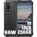 Blackview BV9200 Outdoor Handy Ohne Vertrag, 14GB/256GB/1TB erweiterbar, 2.4K 120Hz Display Android 12 Outdoor Smartphone mit Harman Audio, 66W 5000mAh Akku Octa Core, 50MP+16MP Real Tone Kamera,IP69K