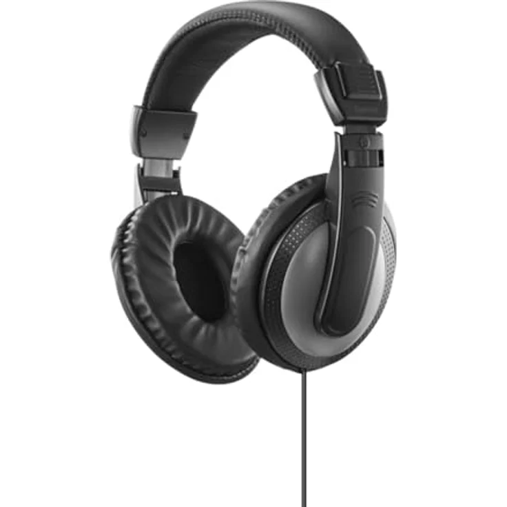 Hama ShellTV II, Kabelgebundene Over-Ear Kopfhörer mit 6m Kabel, Schwarz – Bild 2