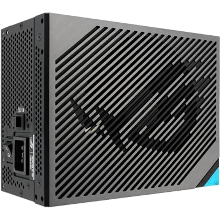 ASUS ROG Thor 1600W Titanium III Gaming Netzteil, GaN-MOSFET, Aura Sync RGB, PCIe 5.0 Ready, magnetisches OLED Display, 80+ Titanium & Cybenetics Lambda A+ Zertifizierung – Bild 2