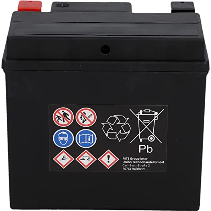 CARTEC YTX5L-BS Motorradbatterie, 5Ah, 140A, Gel-Technologie, wartungsfrei, zyklenfest, schwarz – Bild 10