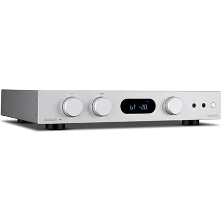 Audiolab 6000A MKII Vollverstärker mit DAC und Phono MM, silber – Bild 3