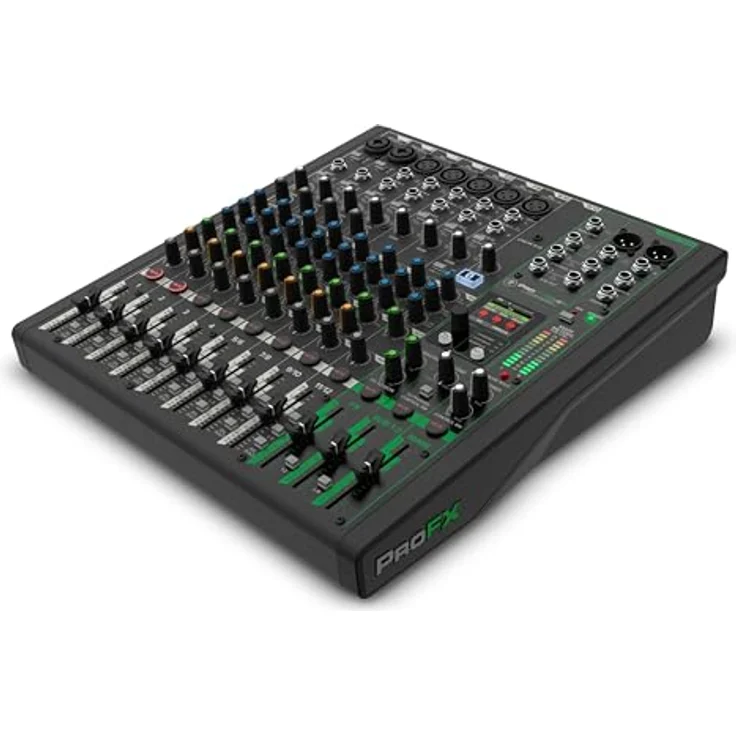 Mackie ProFX12v3+ 12-Kanal Analogmischpult mit verbesserten Effekten, USB-Aufnahmemodi und Bluetooth, Schwarz – Bild 4