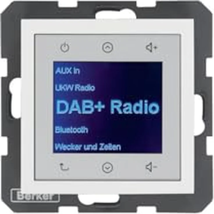 Berker BERK Radio Touch (DAB+), Radio, Weiss – Bild 1