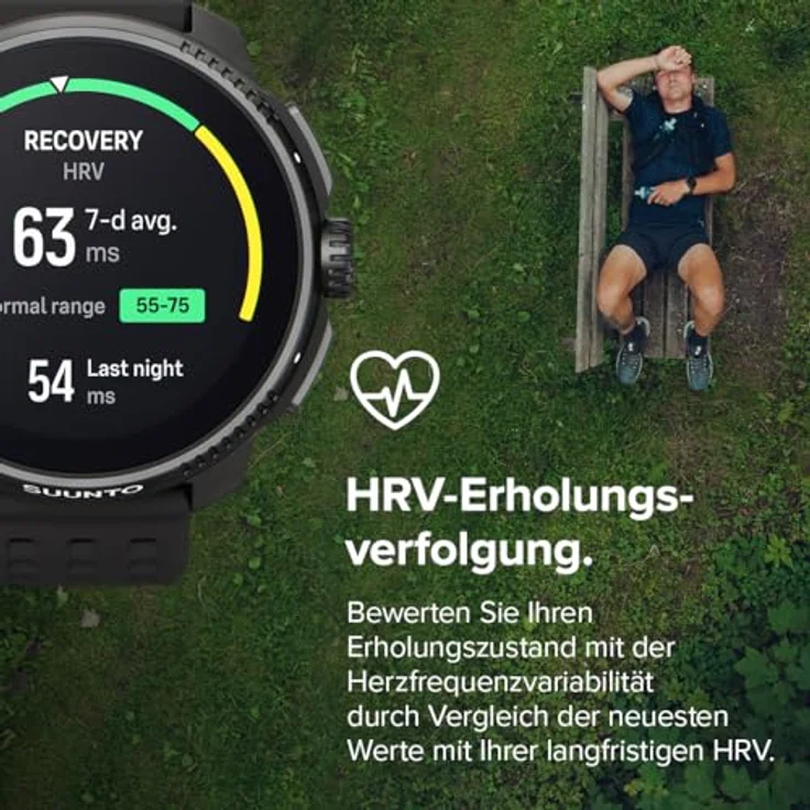 SUUNTO Race Sportuhr - Outdoor Smartwatch, 1,43" Helles AMOLED Display mit Saphirglas, Bequeme Uhrenkrone & Tasten Bedienung, Präzise Zweifrequenz GPS, Lange Akkulaufzeit, 100m Wasserdicht – Bild 5