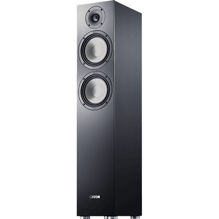 CANTON GLE 70, Standlautsprecher (Passiv, Schwarz) mit kraftvollem Klang und elegantem Design