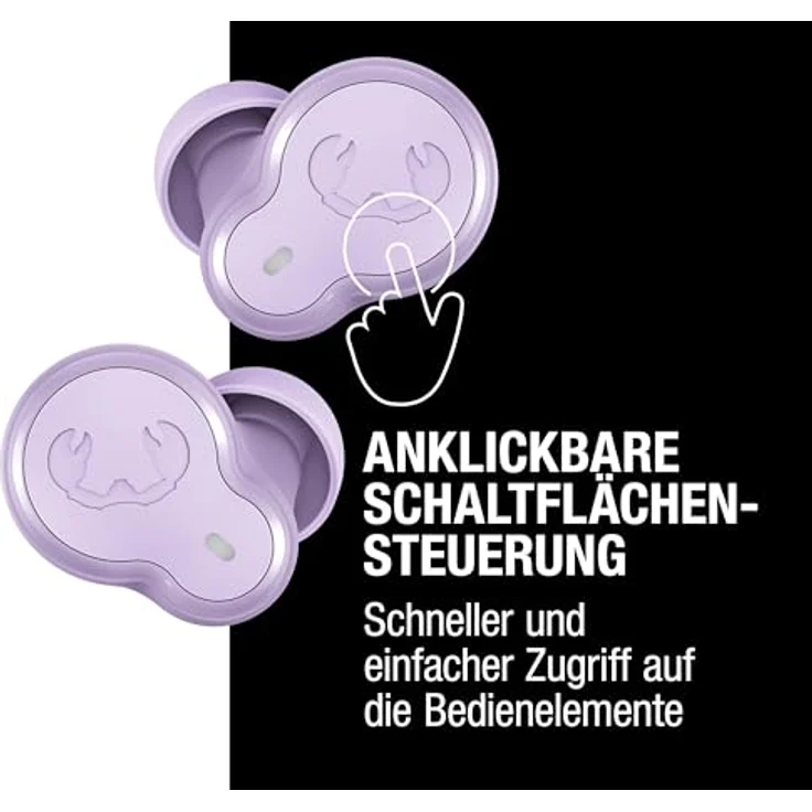 Fresh n Rebel Twins Breez In-Ear Bluetooth Kopfhörer, kabellos mit 7 h Laufzeit, lila – Bild 5