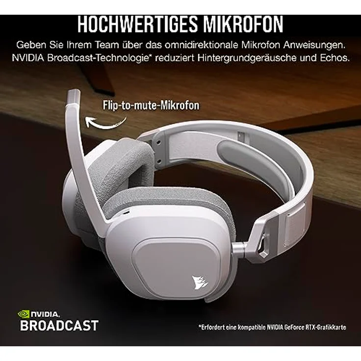 Corsair HS80 MAX Wireless Gaming-Headset, Dolby Atmos, 65 Stunden Akkulaufzeit, Bluetooth, Schwarz – Bild 6
