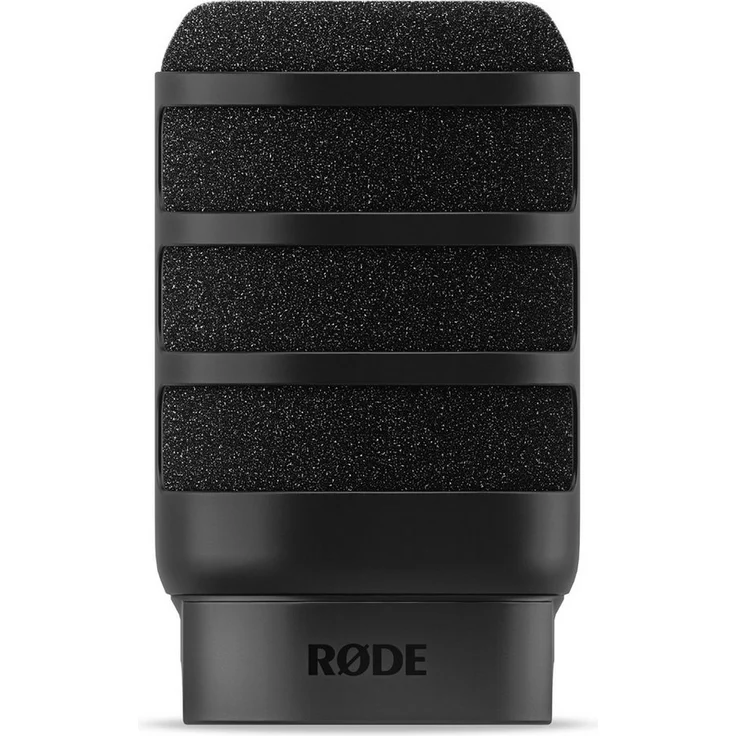 RØDE Mikrofon Røde WS14 (Deluxe Popschutz für Podmic), Schwarz - Effektive Reduktion von Plosivlauten, akustisch transparent, passgenaue Form – Bild 1