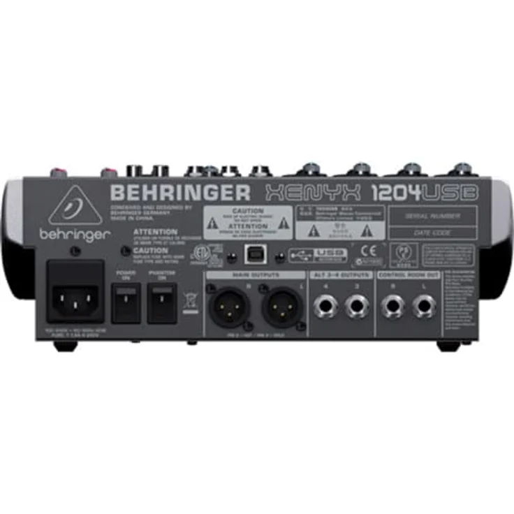 Behringer Xenyx 1204USB Mixer (12-Kanal, USB Audio) – Bild 3