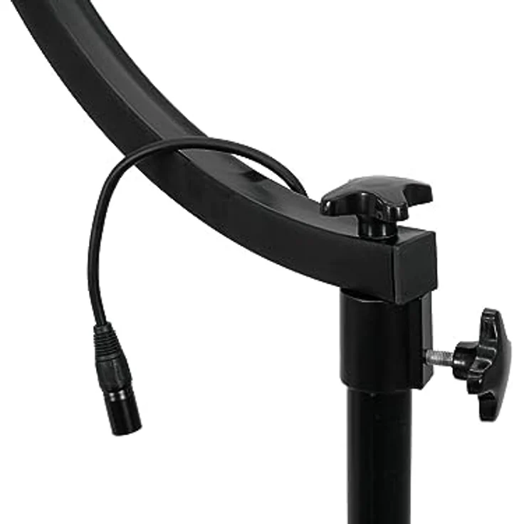 EUROLITE Stativhalterung PRO mit DMX-Motor für Spiegelkugeln bis zu 50cm sw | Geschwungene Stativhalterung mit DMX-steuerbarem Motor für Spiegelkugeln bis 50 cm – Bild 2
