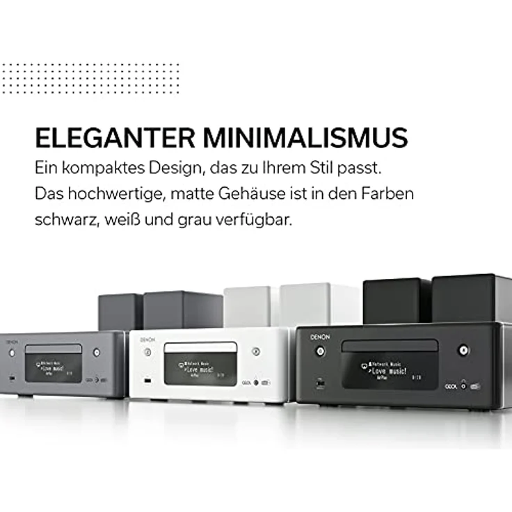 Denon Mini Hifi System RCD-N11 weiß - Preisvergleich – Bild 3