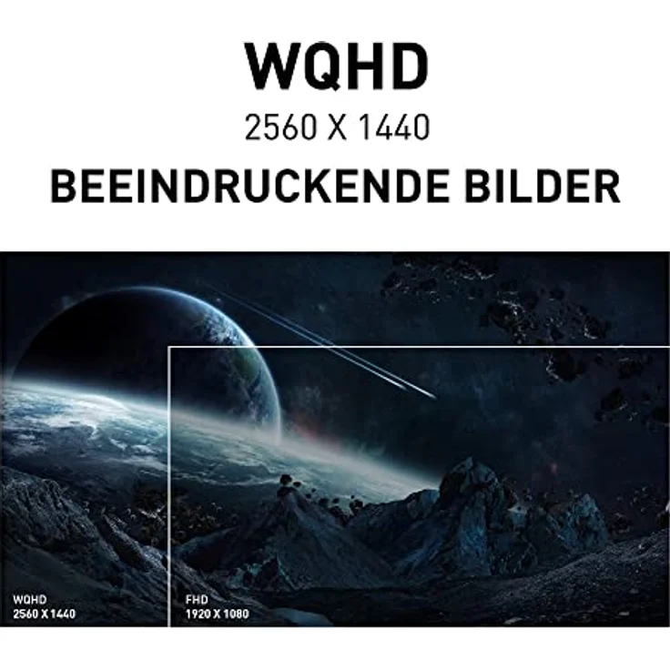 MSI Optix MAG274QRXDE 27 Zoll WQHD Gaming Monitor - 2560 x 1440 Rapid IPS Panel, 240 Hz / 1ms GtG, G-SYNC kompatibel, 126% sRGB Farbraum, DisplayHDR 400 - DP 1.4a, USB Typ-C, schwarz – Bild 5