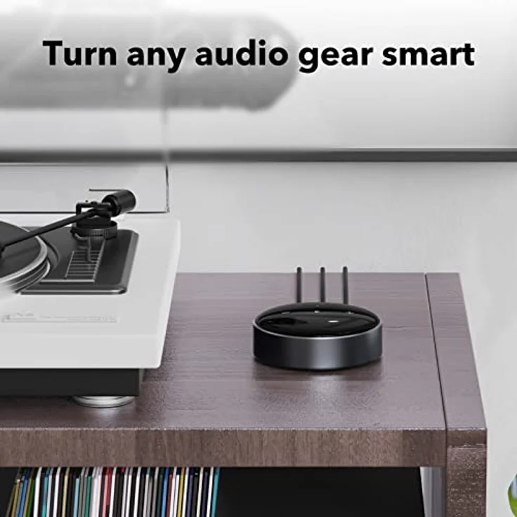 WiiM Mini Streamer Audio AirPlay 2 Receiver HiFi Wireless, Multiroom Stereo, Vorverstärker, funktioniert mit Alexa und Siri Sprachassistenten, Streaming Hi-Res Audio von Spotify, Amazon Music und mehr – Bild 2