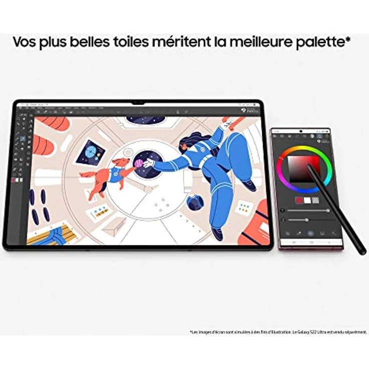 Touchscreen-Tablet - SAMSUNG - Galaxy Tab S8 - 11 - 8 GB RAM - 256 GB - Anthrazit - Wifi - S Pen enthalten – Bild 2