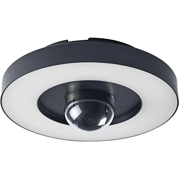 Ledvance Smart+ Camera Circle Cam Control, Netzwerkkamera mit HD Live Bildübertragung, grau, IP44, steuerbar über App, Google Assistant und Alexa – Bild 4