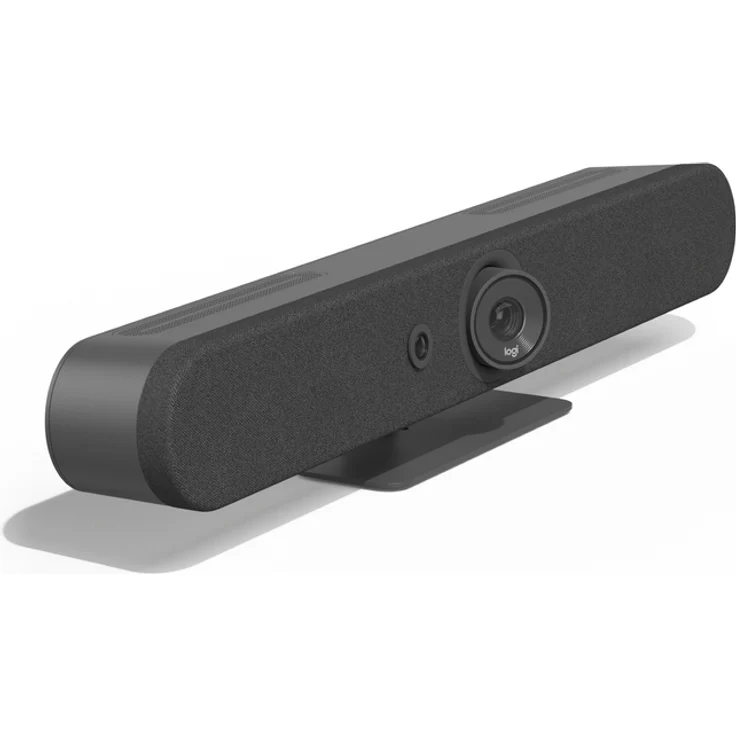 Logitech Rally Bar Mini, Gruppen-Videokonferenzsystem mit 4K Ultra HD, 30 fps, 120° Sichtfeld, 4x Zoom, Graphit
