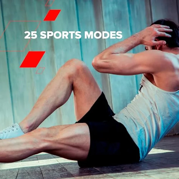 CANYON Smartwatch SW86 OTTO, Fitnessuhr mit 1.3" randlosem IPS-Display, Herzfrequenz- und SpO2-Messung, 25 Sportmodi, wasserdicht IP68, Gesundheitsmonitor für Damen & Herren – Bild 4