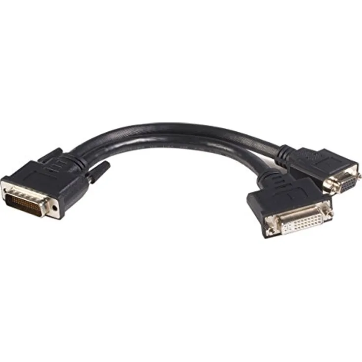 StarTech.com 20cm LFH 59 Stecker auf DVI-I VGA DMS 59 Buchse Kabel - DMS zu VGA Adapter - DMS-59 / VGA Y-Kabel