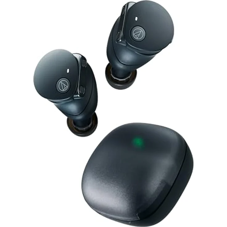 Audio-Technica ATH-CKS50TW2 Kabellose In-Ear-Kopfhörer mit Hybrid-Geräuschunterdrückung, IP55 Wasserdicht, Schwarz – Bild 5