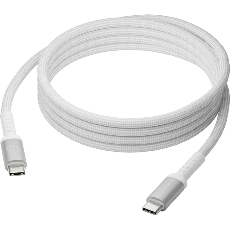 dbramante1928 CB20CCWH7237, USB-C Kabel, 2 m, 100 W, geflochtene Bauweise, Power Delivery