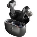 Skullcandy Rail ANC In-Ear Wireless-Kopfhörer mit Noise Cancelling, 27 Std. Akkulaufzeit, Mikro, kompatibel mit iPhone, Android und Bluetooth-Geräten - Schwarz