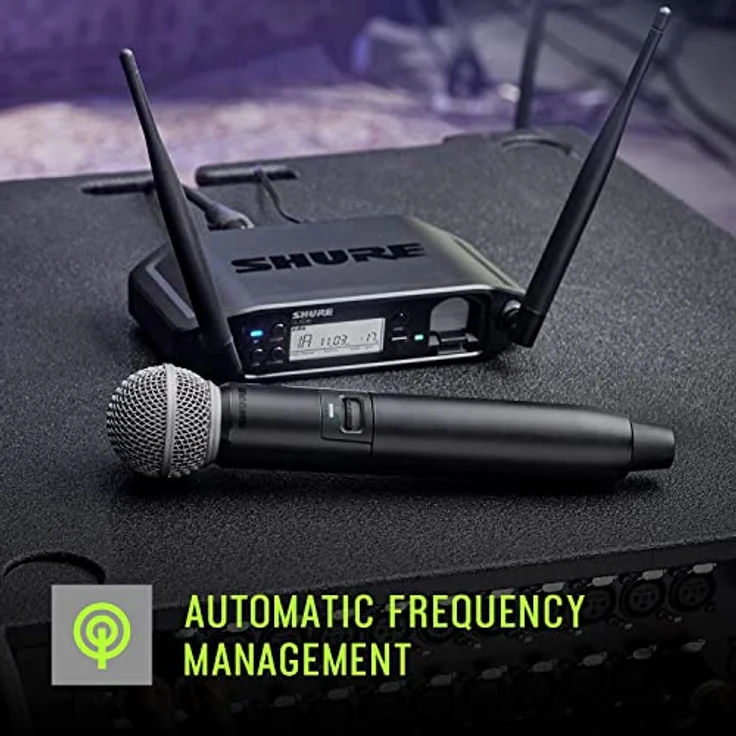 Shure GLXD1+ Wireless Bodypack Sender mit umkehrbarem Gürtelclip und SB904 Batterie (12 Stunden Laufzeit) - zur Verwendung mit GLX-D+ Dual Band Wireless Mikrofonsystemen (Empfänger separat erhältlich) – Bild 3