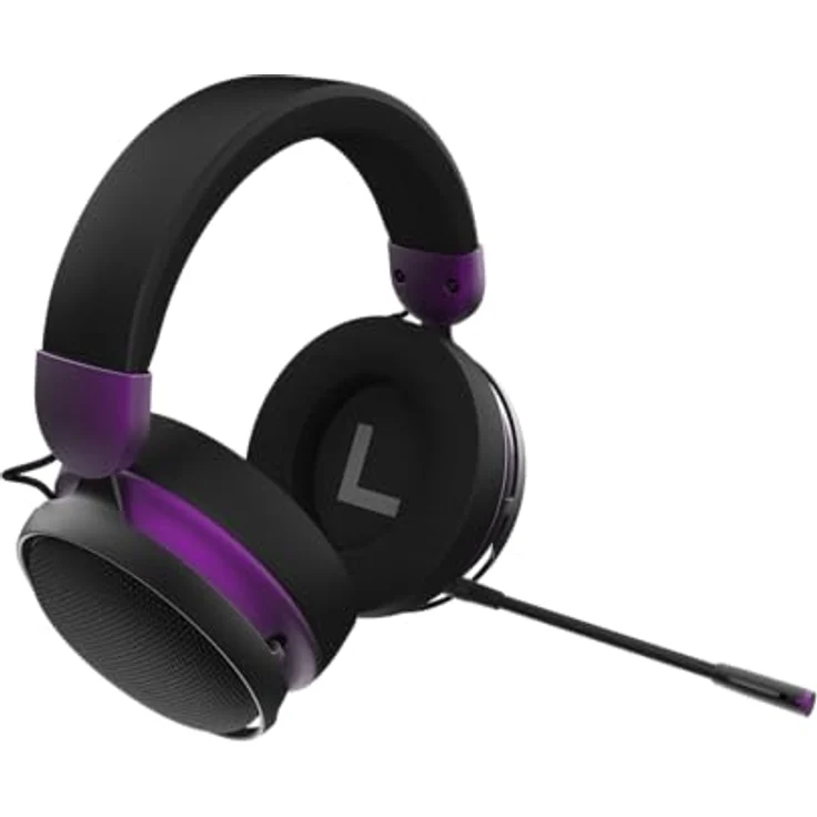 Dark Project Dpp Sono Wless Black, Kabelloses und kabelgebundenes Gaming Headset mit 53 mm Treiber, Schwarz, Violett – Bild 2