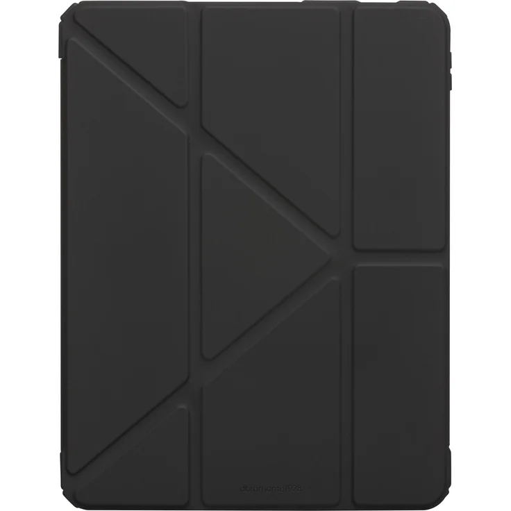 dbramante1928 LONDON - iPad Air 10.9 (2024/6T), Folio-Tasche mit Standfunktion, optimaler Schutz vor Stößen und Kratzern, Schwarz