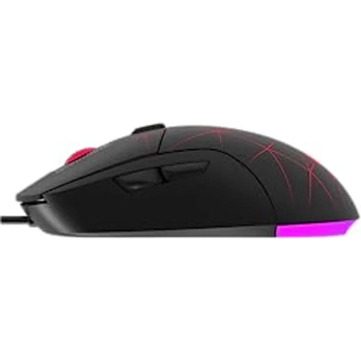 SPEEDLINK CORAX Gaming Maus mit Kabel, mehrfarbige LED-Beleuchtung, USB-Anschluss, 5 programmierbare Tasten PC-Maus kabelgebunden, DPI-Schalter bis 3.200 DPI, ummanteltes Kabel, schwarz – Bild 4
