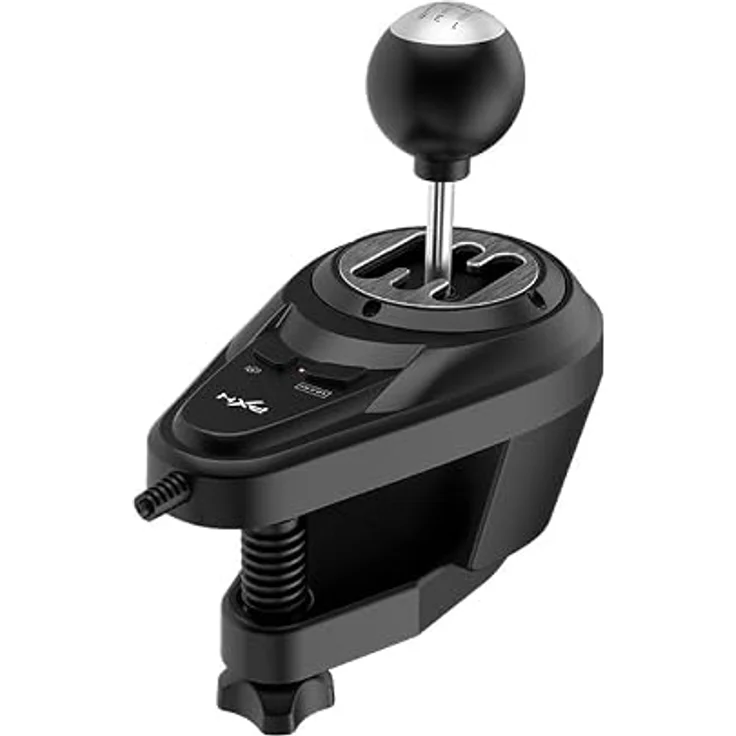 PXN A7 Shifter für Racing Wheel, Joystick mit breiter Kompatibilität für PC, PS3, PS4, Xbox One und Switch, Plug&Play-Technologie und robuster Stahl-Schalthebel – Bild 4