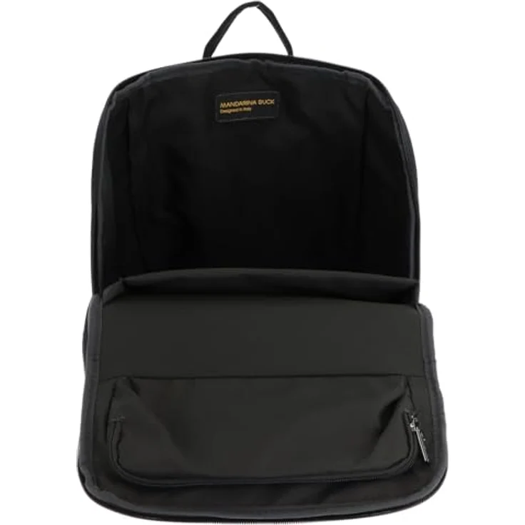 Mandarina Duck Smart Duck Backpack, Laptoprucksack mit gepolstertem Laptopfach und ergonomischen Schultergurten, Dark Gloss anthrazit – Bild 5