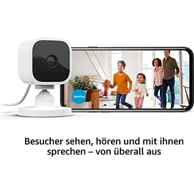 Blink Mini 2, Kamera System, intelligente Plug-in-Überwachungskamera, 1080p – Bild 2
