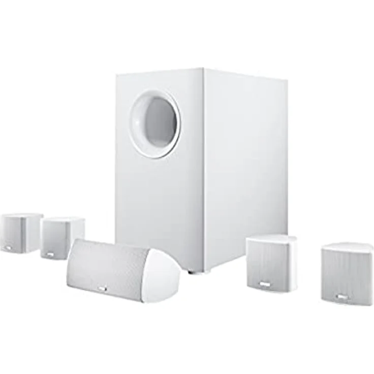 Canton Movie 95 5.1-Surround-Sound-System, 620 Watt (RMS), weiß – Bild 2
