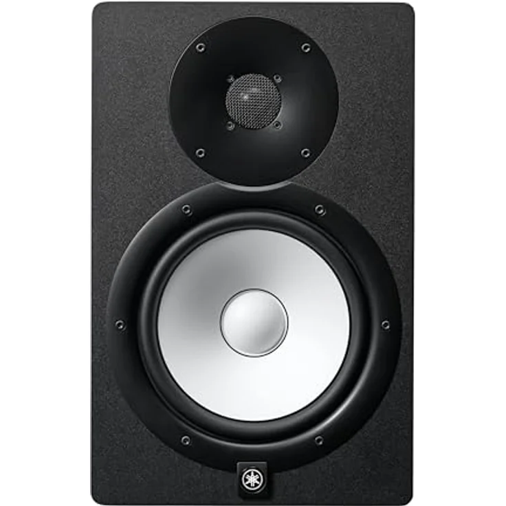 Yamaha HS 8, Referenz-Studio-Monitor-Lautsprecher mit 8" Konus-Tieftöner und 1"-Kalottenhochtöner, Bi-Amping, schwarz – Bild 1