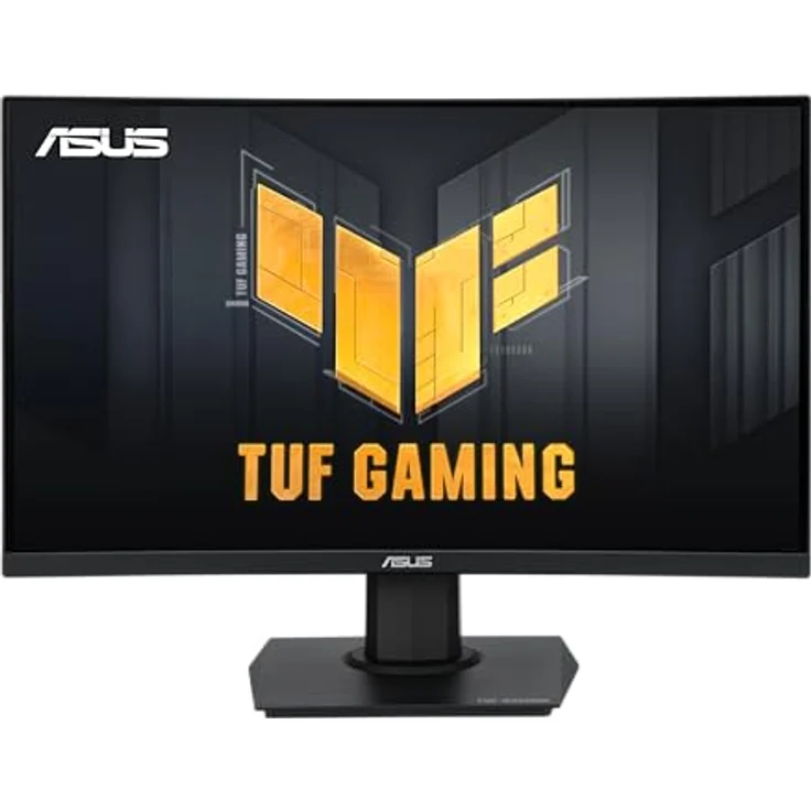 ASUS TUF Gaming VG24VQER - 24 Zoll Full HD Curved Monitor - 180 Hz, 1ms MPRT, FreeSync, Adaptive Sync, ELMB Sync, GameFast Input - VA Panel, 16:9, 1920x1080, DisplayPort, HDMI – Bild 1