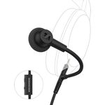 Sennheiser HD 500 BAM Ansteckmikrofon, Kondensator-Mikrofon mit Geräuschunterdrückung für HD 500 Serie/HD 620S - 3,5 mm Klinke - Schwarz