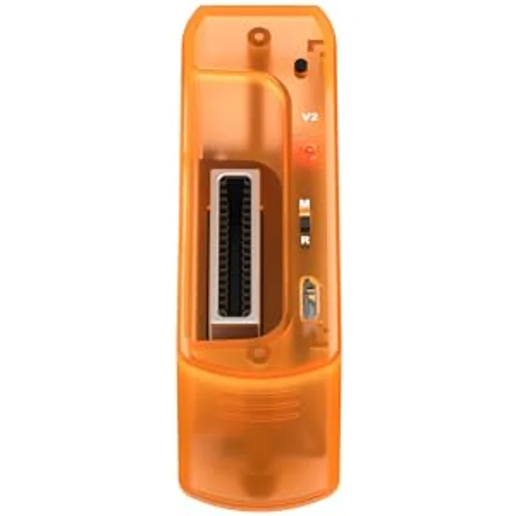 retro-bit Tribute 64 Wireless Gamepad für Nintendo 64 und Switch, ergonomischer Controller mit Rumble Pak, orange – Bild 5
