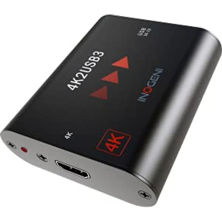 INOGENI 4K HDMI to USB 3.0 Converter, Video-Aufnahmekarte mit Unterstützung für Ultra HD bis 30 fps