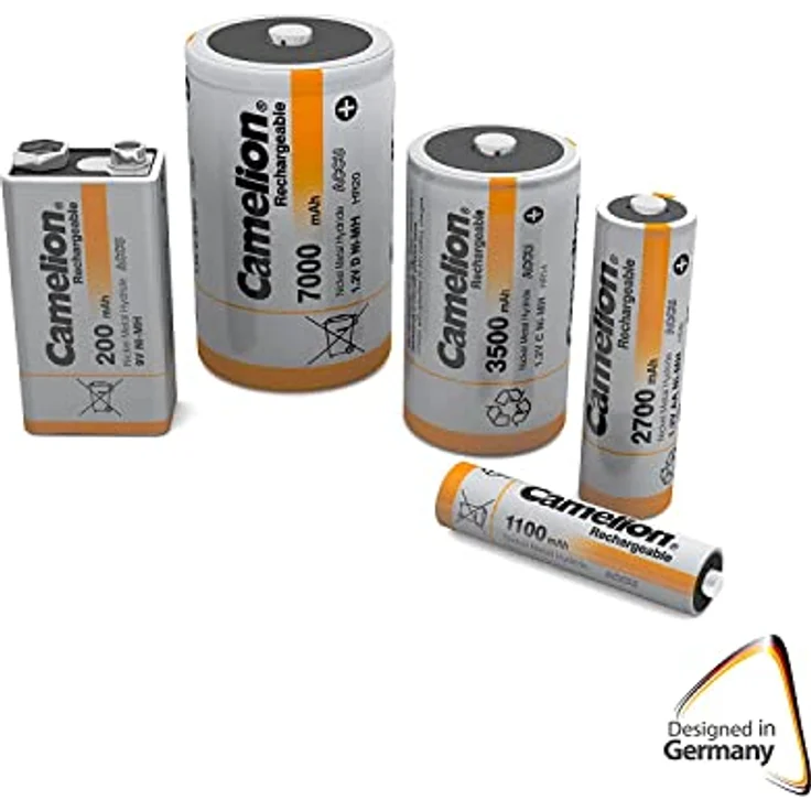 Camelion 17025122 Akku (NiMH, 9 Volt Block, 250 mAh, 1er-Pack) – Bild 6